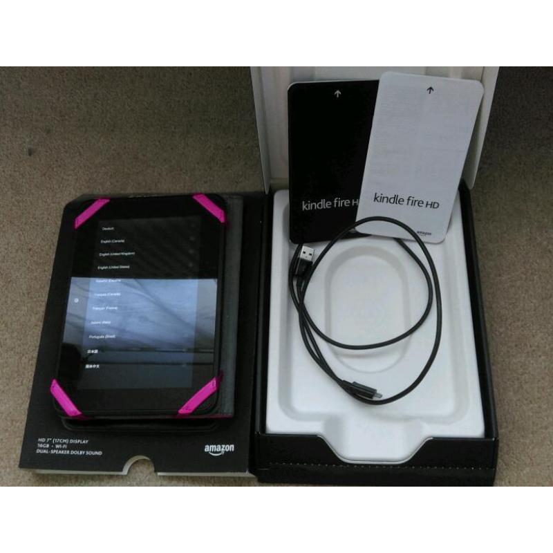 Amazon kindle fire hd