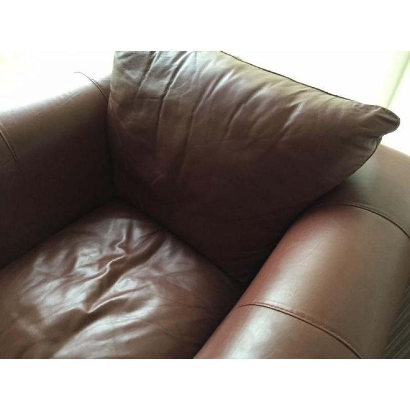 Large Leather Armchair (DFS)