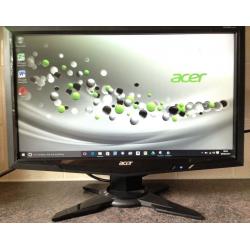 19 inch Acer G195HQV 19inch Widescreen LCD TFT computer screen monitor