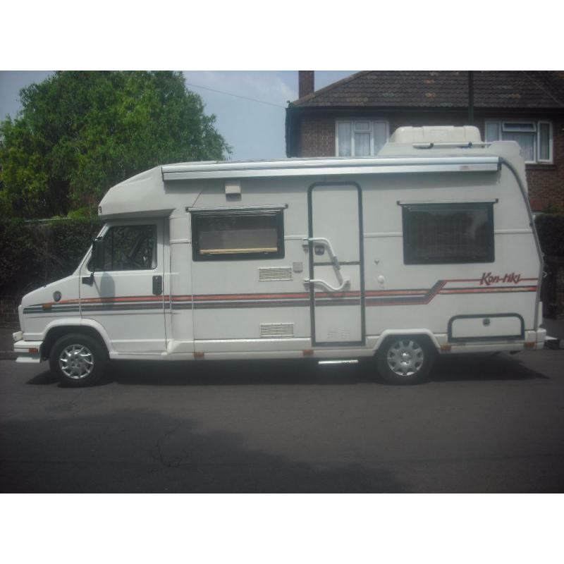 SWIFT KONTIKI / FIAT DUCATO / TALBOT 1989 4 BERTH MOTORHOME 2.0L PETROL