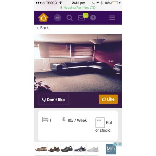 1bed looking for 2bed