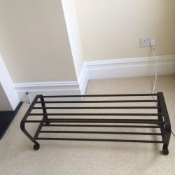 Brand new *6 months used* clothes rack and shoe rack