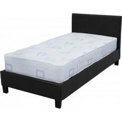 CHEAPEST OFFER!! BRAND NEW - Single Leather Bed w/ 10" Royal Full Orthopedic Mattress-