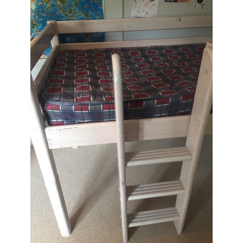 Bunk bed with slide and ladder