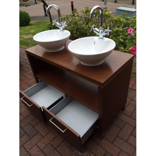 Porcelanosa Twin Sink Vanity Unit