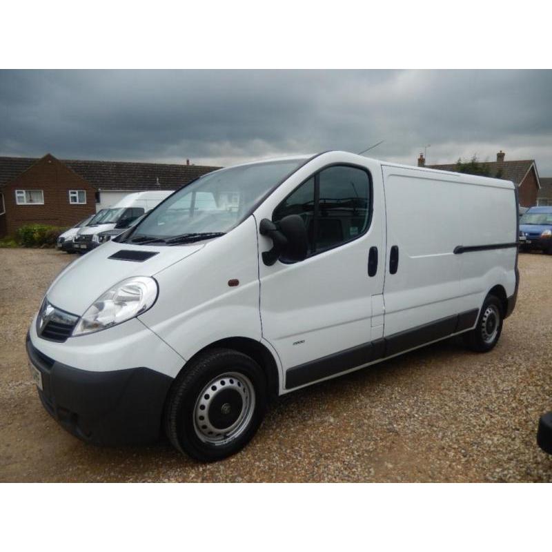 2012 62 VAUXHALL VIVARO 2900 2.0 CDTI LWB 115 BHP 73412 MILES DIESEL