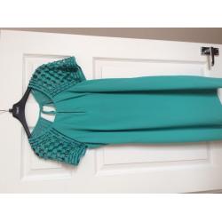 Green warehouse Cape style dress