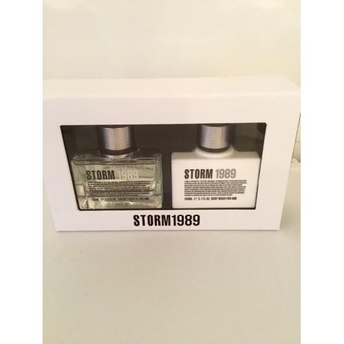STORM 1989 for men - 100ml. EDT plus 150ml. SHOWER GEL - Gift boxed - New