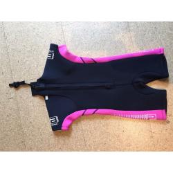 Child's size 0 Banana Bite shortie wetsuit
