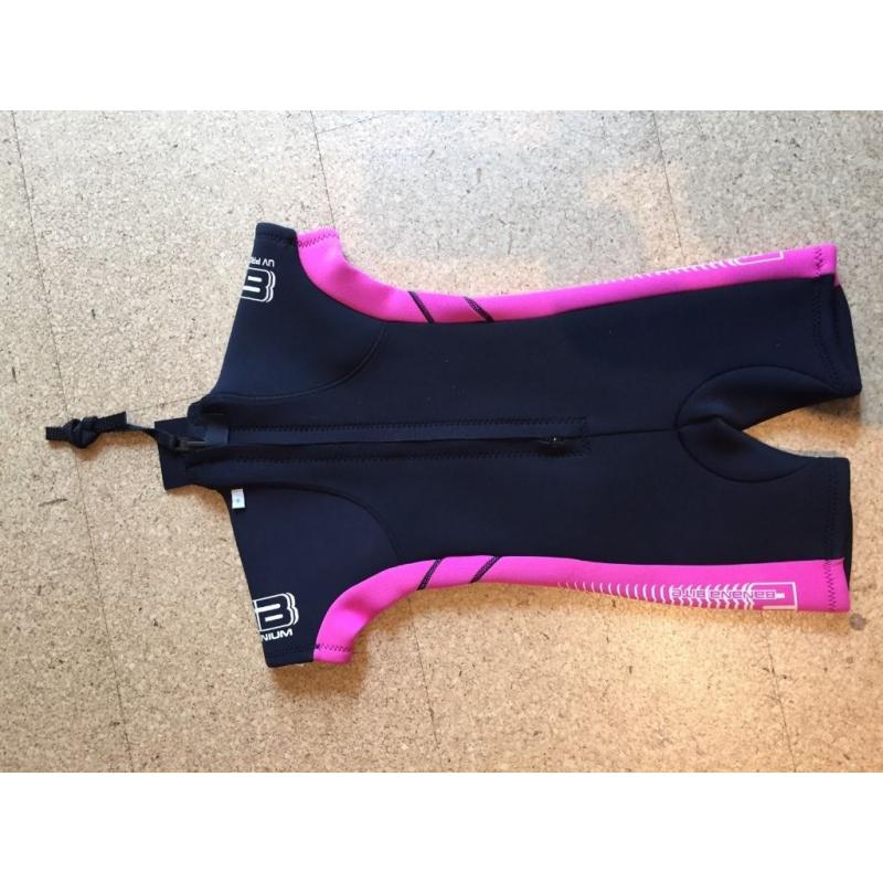 Child's size 0 Banana Bite shortie wetsuit