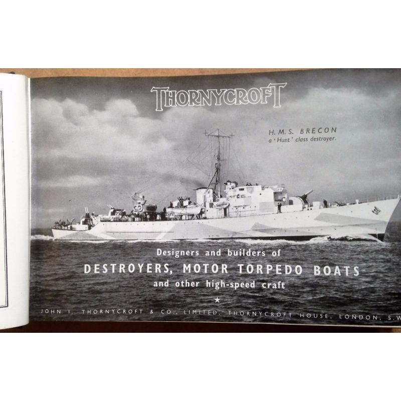Jane's Fighting Ships 1943 - 44 UNMARKED BOOK VERY GOOD.