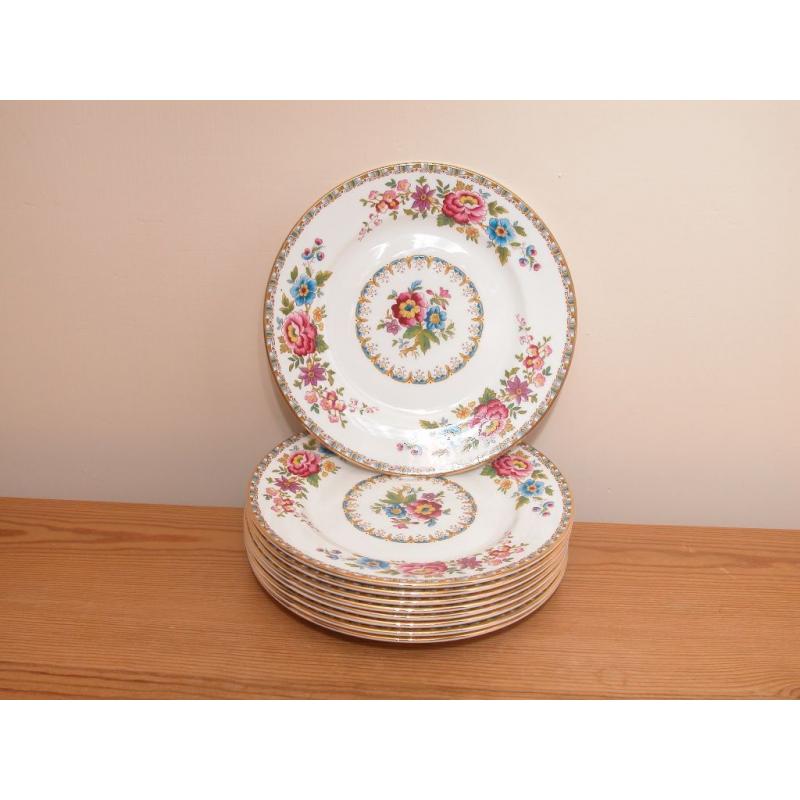 Royal Grafton Malvern, a set of 6 side plates, 17cm diameter (6 1/2" approx)