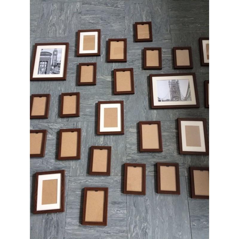 26 Wood Effect Plastic Photo Frames