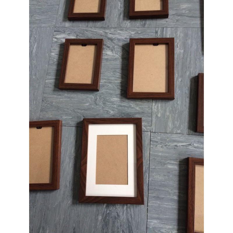 26 Wood Effect Plastic Photo Frames