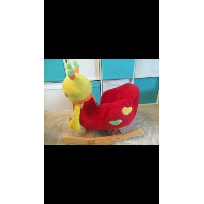 Rocking snail, rocker, ride on