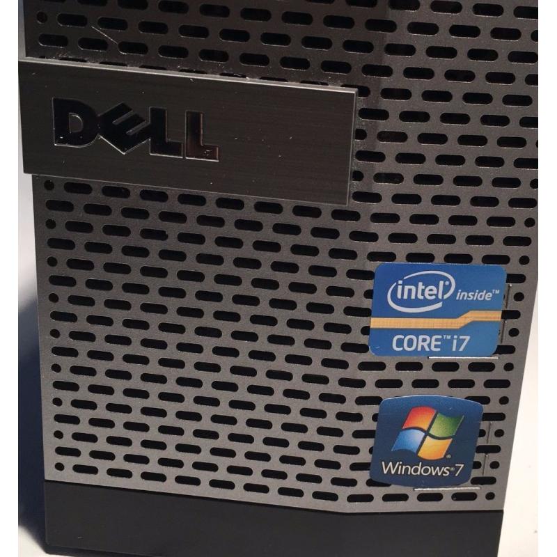 Dell Optiplex 790 SFF PC Windows 7 Pro - Intel i7 3.40GHz 4Gb 250Gb WiFi FAST & READY