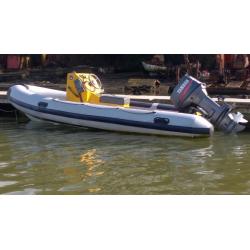 REDUCED!!4.8metre rib 60hp yamaha autolube