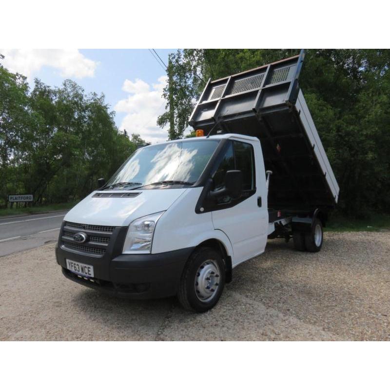 FORD TRANSIT 350 MWB 2.2 TDCI 125 BHP ONE STOP TIPPER 6 SPEED HEATED SCREEN