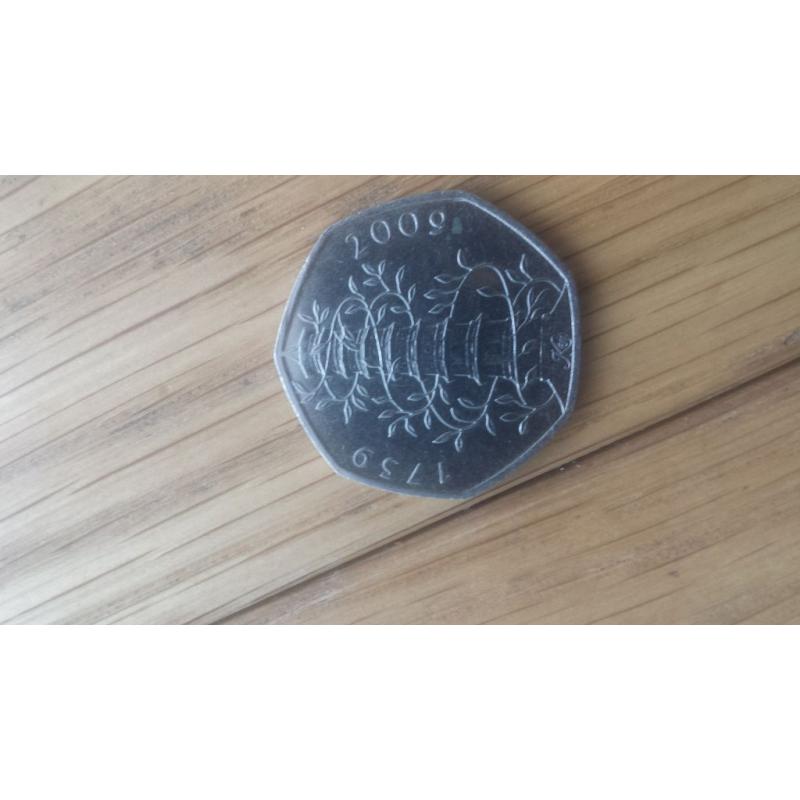 Kew gardens circulated. 50p coin