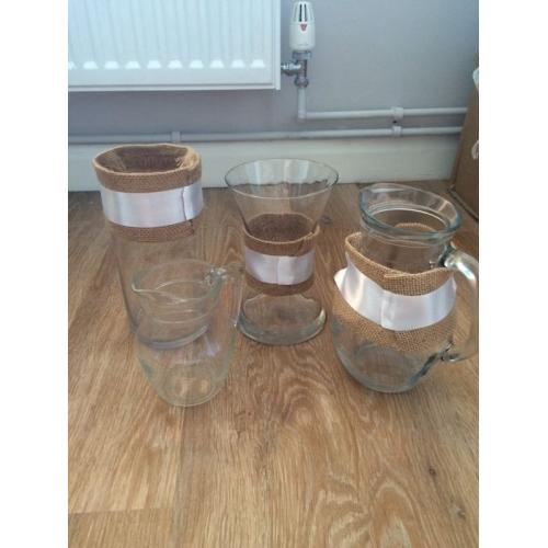 Assorted jars/jugs