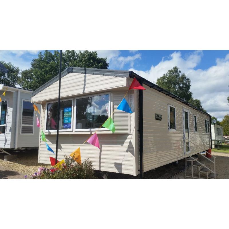 BARGAIN **** STATIC CARAVAN FOR SALE CO DURHAM STANHOPE*** FREE SITE FEES *** FREE SALMON FISHING **