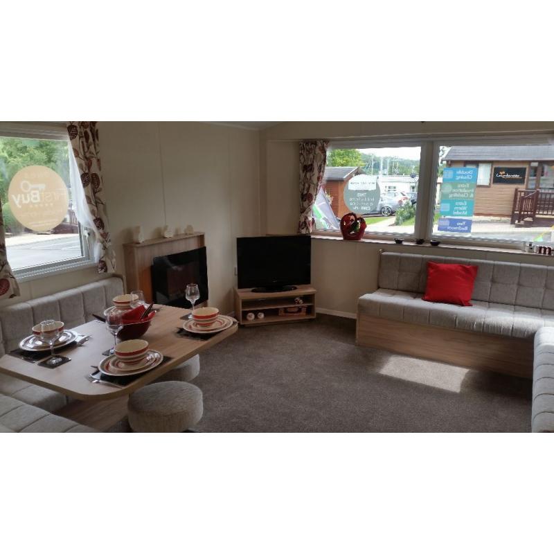 BARGAIN **** STATIC CARAVAN FOR SALE CO DURHAM STANHOPE*** FREE SITE FEES *** FREE SALMON FISHING **