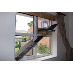 Sureflap Microchip Cat Flap Pet door and INCREDIBLE double-sided ramp + platforms!