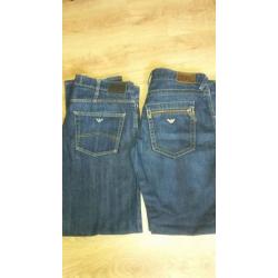 3 pairs of designer jean