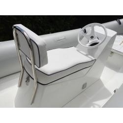 New Mercury Rib Rigid inflatable boat deluxe Jockey console inc helm cushions and wheel