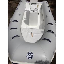 New Mercury Rib Rigid inflatable boat deluxe Jockey console inc helm cushions and wheel