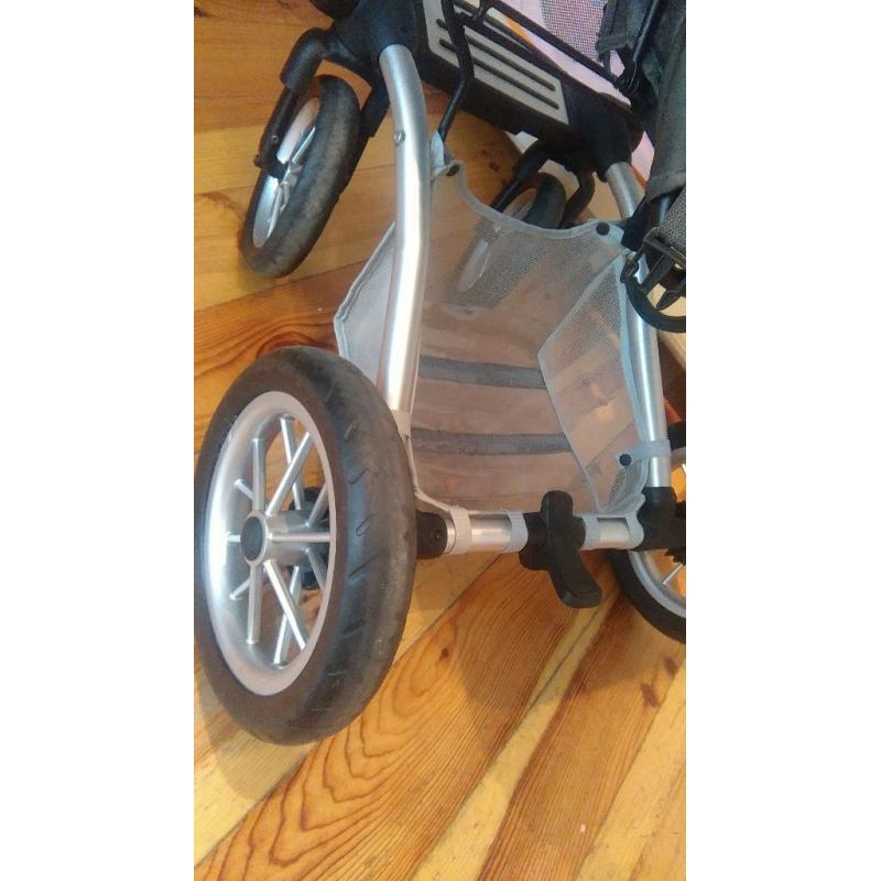 Musty pushchair ranicover and footmuf