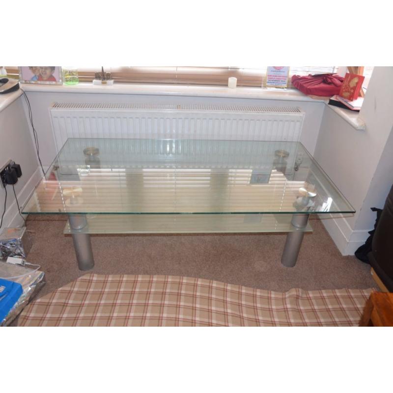 8 Person Dining Table, Matching Side Unit & Coffee Table