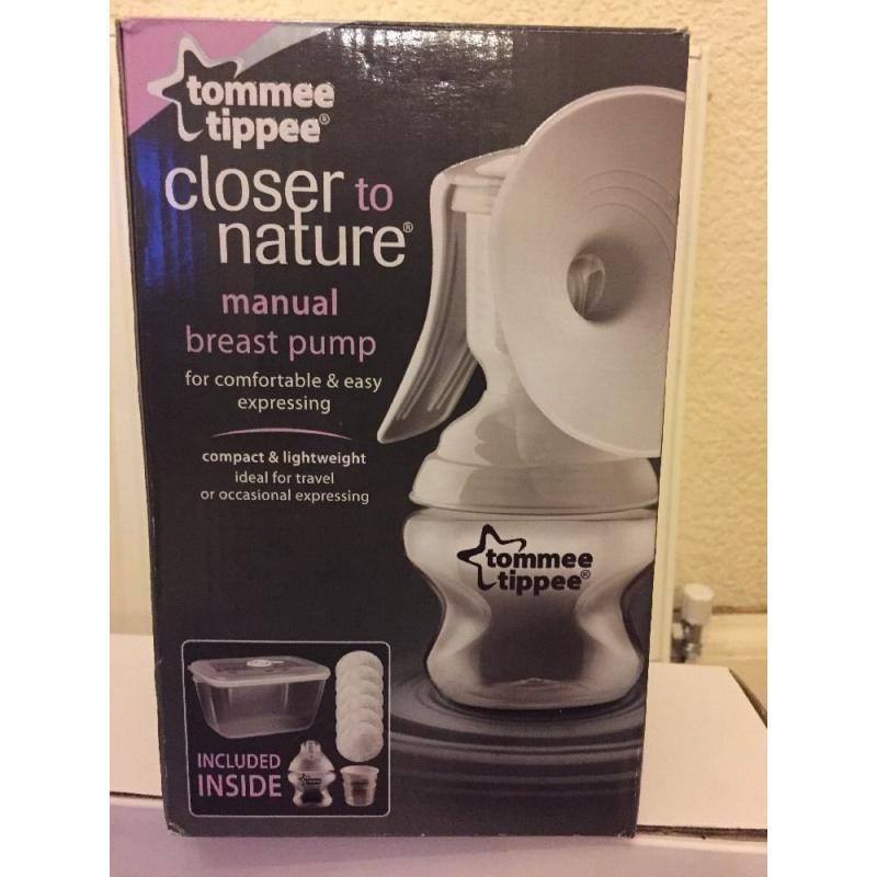 Tommee Tippee Closer To Nature Manual Breast Pump Brand New - Boxed