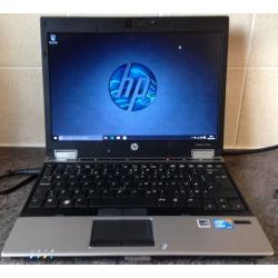 12 inch HP EliteBook 2540p Windows 10, Office Core i7 2.13GHz - 4GB Ram Business Laptop