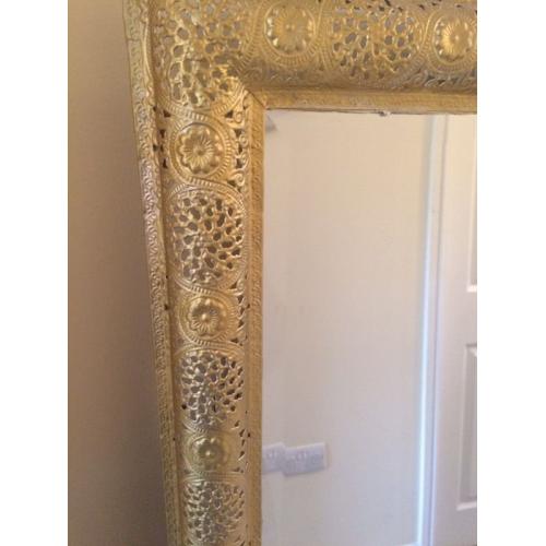 Vintage gold mirror