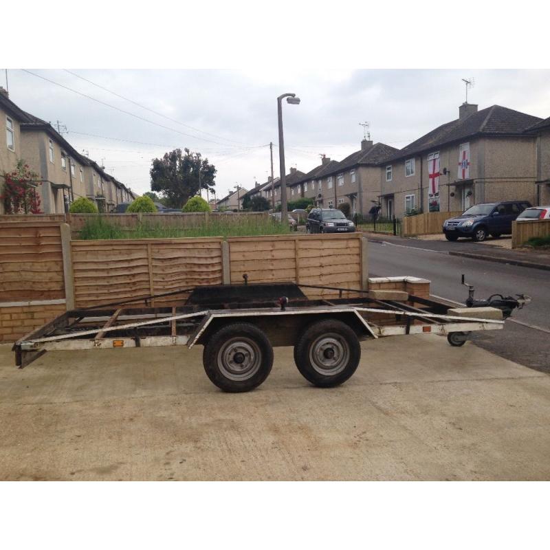 Flat bed trailer