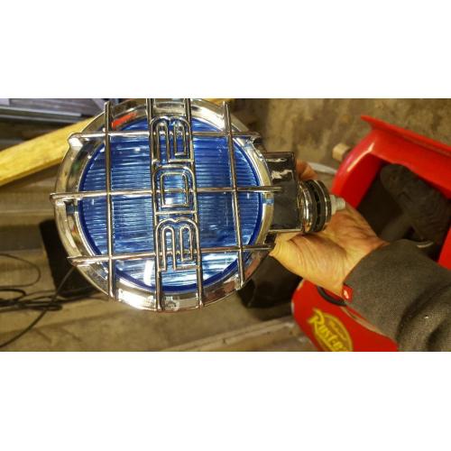Pair of chrome spot lights brand new