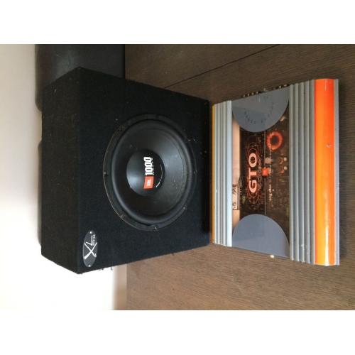 Jbl sub and amp