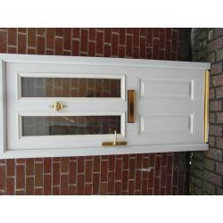 composite door white front or back high security