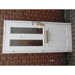 composite door white front or back high security