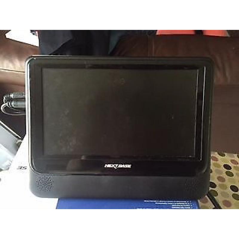 Next Base Car DVD player along with mounting stand