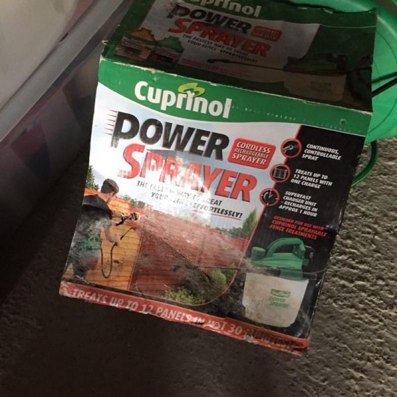 Cuprinol power sprayer