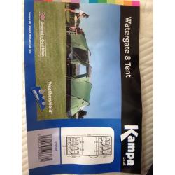 Watergate 8 man tent, plus ground sheet and extras!