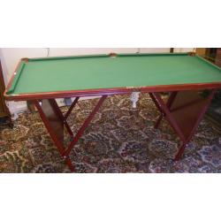 Pot Black Sturdy Fold-Away Snooker Pool Table 6' x 3' Free Delivery Alloa Area