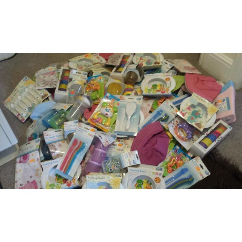 Hair accessories, childrens bobbles, bands, clips Job Lot