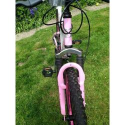 Girls muddy fox mountain bike, suit 8-11 approx. Dual suspension. Fab condition