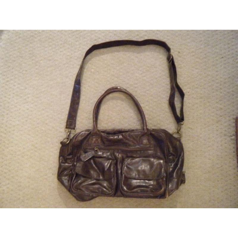 **REDUCED PRICE** KOTO Brown Leatherette Baby Changing Bag