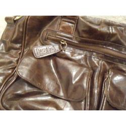 **REDUCED PRICE** KOTO Brown Leatherette Baby Changing Bag