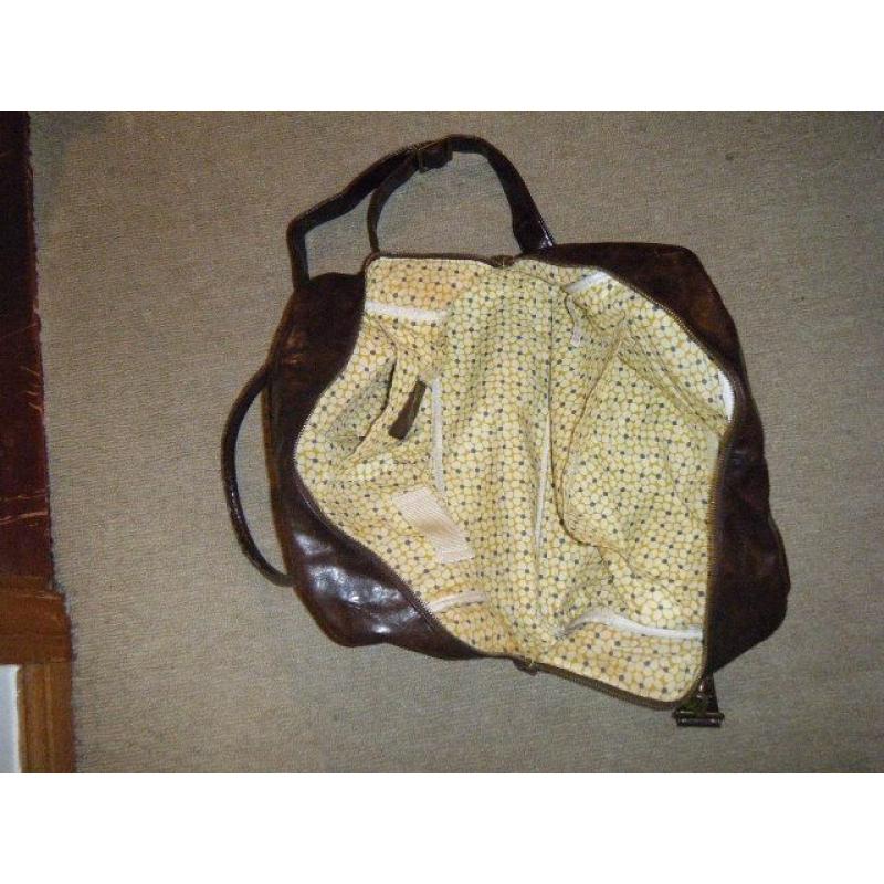 **REDUCED PRICE** KOTO Brown Leatherette Baby Changing Bag