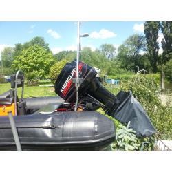 5 Meter R.I.B boat and 60hp outboard mercury engine